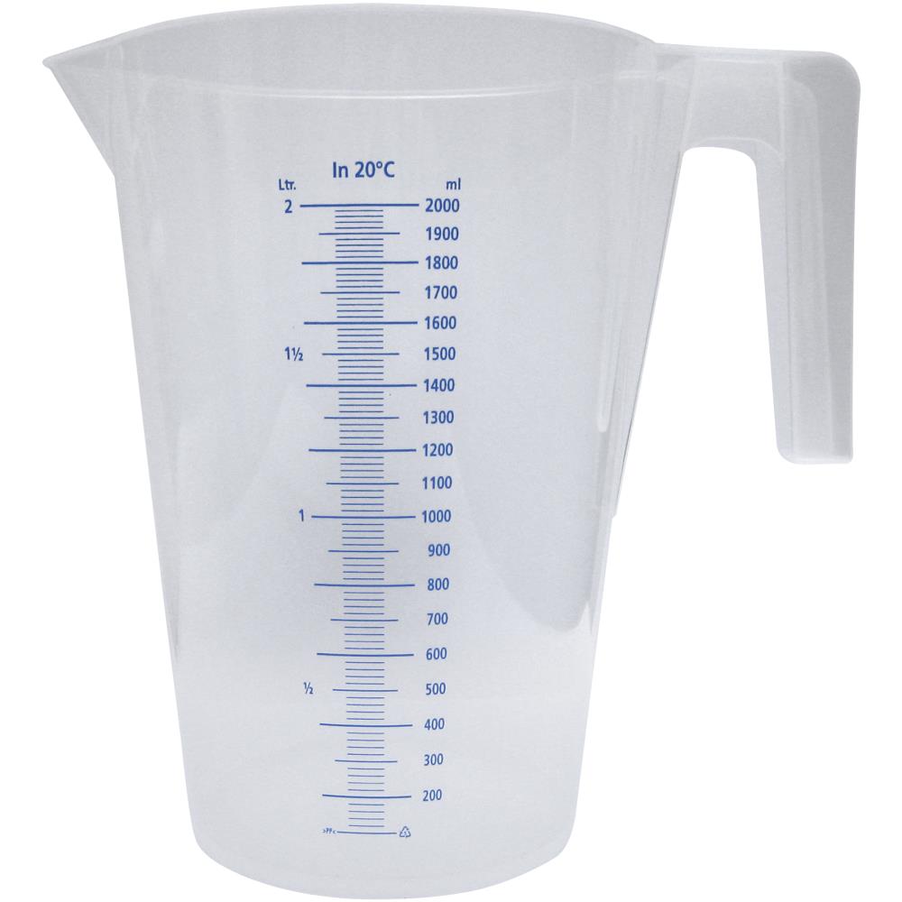 Målebæger transparent PP 5,0 ltr Målebæger transparent PP 5,0 ltr