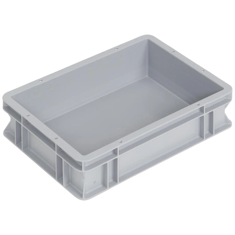 WEZ LogiLine eurokasse fb grå 400×300×100mm 9ltr WEZ LogiLine eurokasse fb grå 400×300×100mm 9ltr