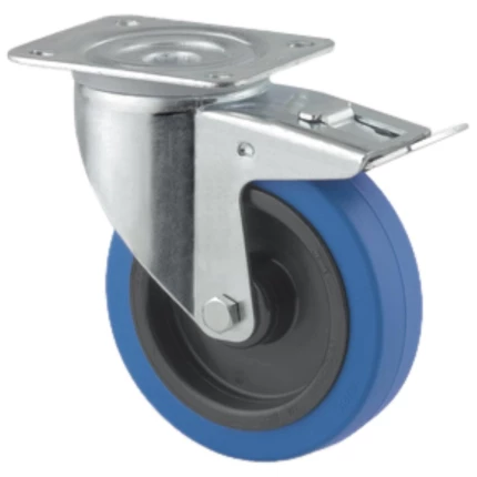 Drejehjul m/br.3477 UFR 100 P62 blå