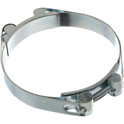 Power Clamp galv. 25mm 2×M8 bolt, 65-75mm