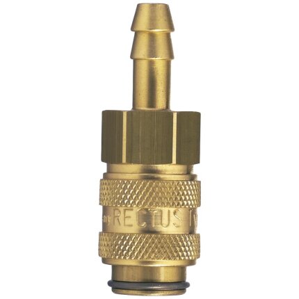 Rectus kobling 21KBTF08MVN Viton 8mm studs