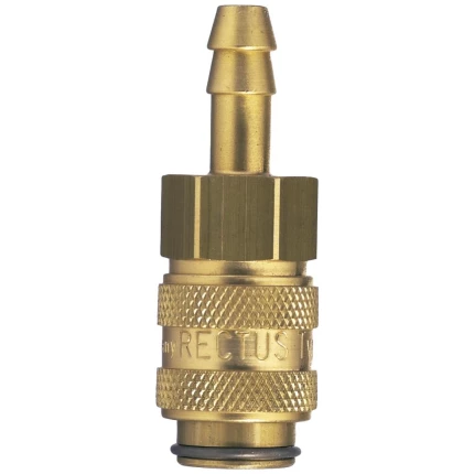 Rectus kobling 21KBTF08MVN Viton 8mm studs