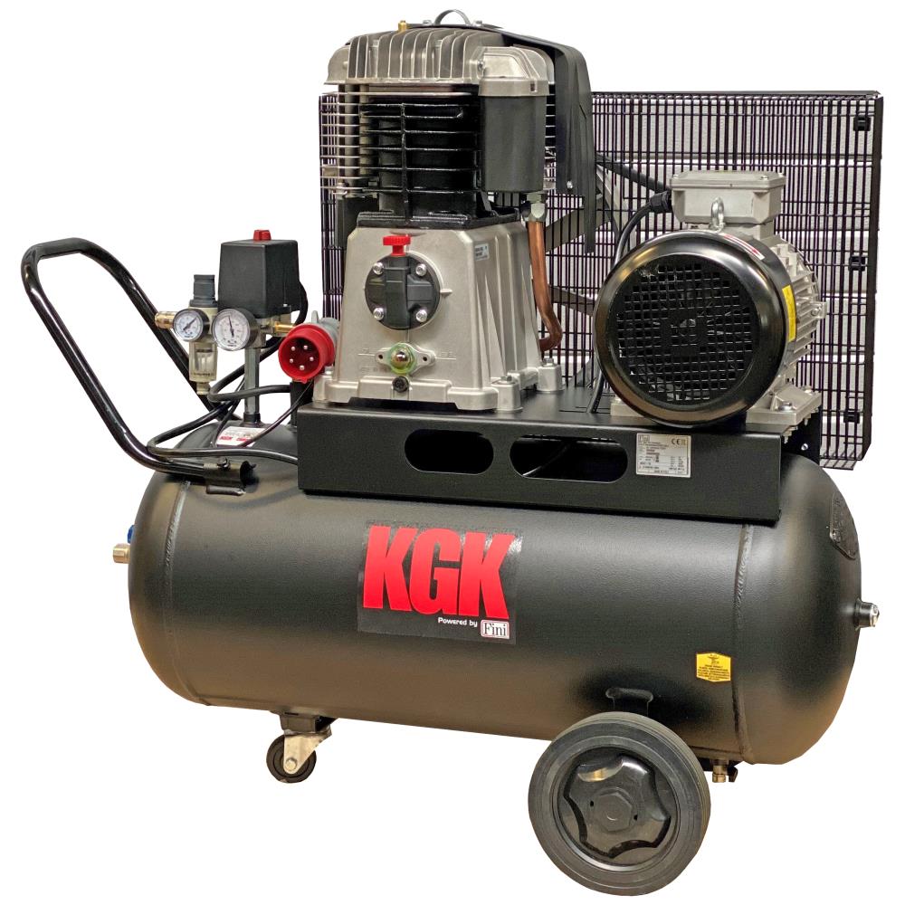 KGK Kompressor 750 680ltr/min 7,5HK 400V 90ltrtank KGK Kompressor 750 680ltr/min 7,5HK 400V 90ltrtank