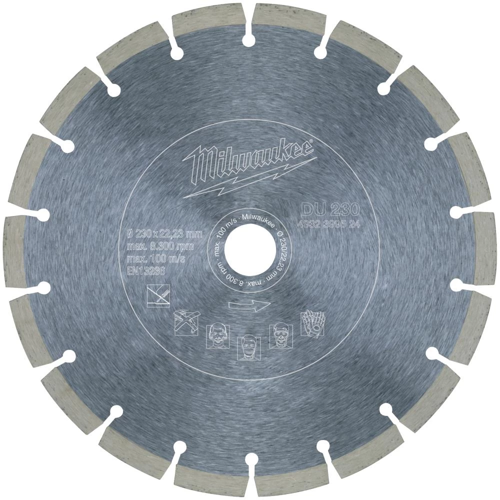 Diamantskæreskive DU 230×2,6mm Diamantskæreskive DU 230×2,6mm