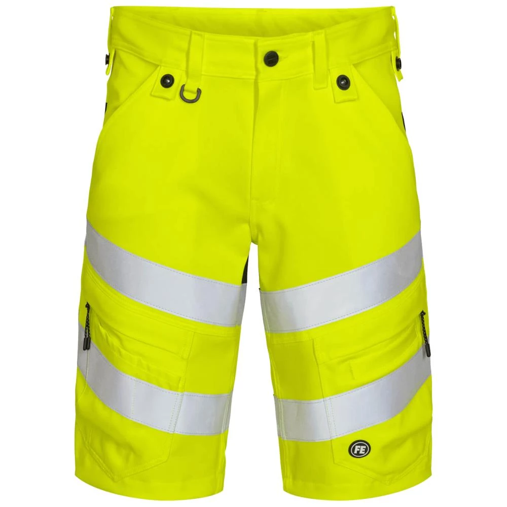 Safety shorts hi-vis rød/sort 136 Safety shorts hi-vis rød/sort 136