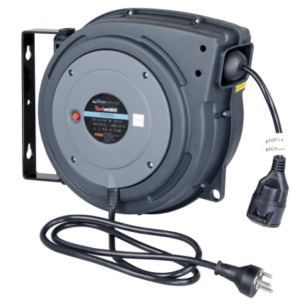 Aut. kabelopruller IP42 3G1,5 20mtr