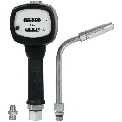 Oliepåfyldningspistol med mekanisk tæller