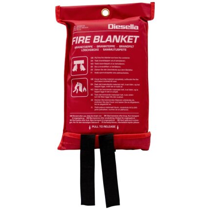 Diesella brandtæppe, silikonebelagt