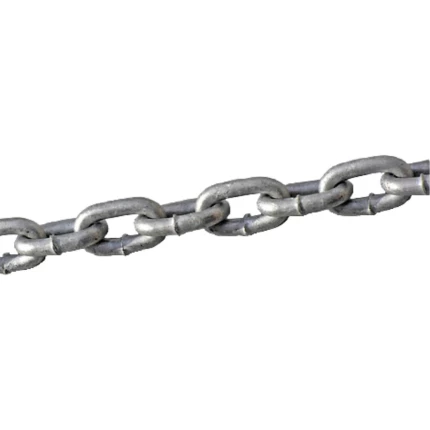 Kortleddet kæde DIN766 varmgalv. 4mm