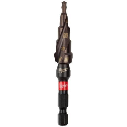 Trinbor TiAlN med 1/4″ 6kt skaft, 4-12mm, 5 trin