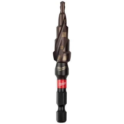 Trinbor TiAlN med 1/4″ 6kt skaft, 4-12mm, 5 trin