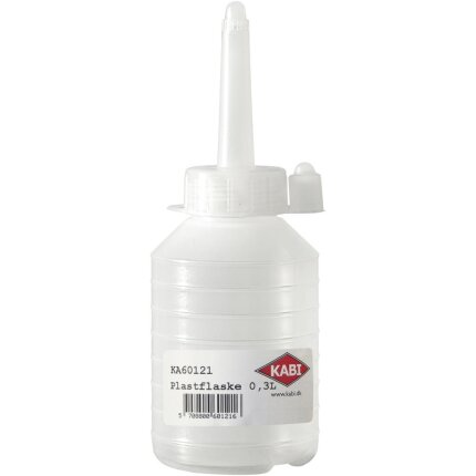 Kabi plastflaske m/plasttud 0,3 ltr