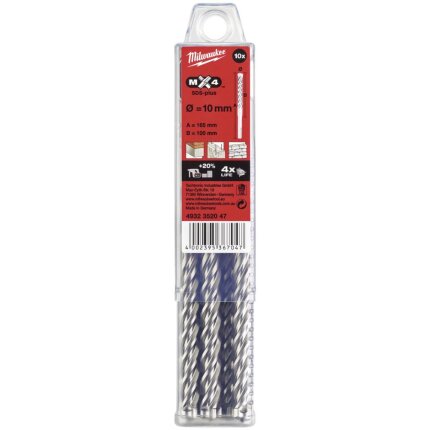 Hammerbor SDS+ MX4 10,0×160mm pk/10