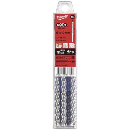 Hammerbor SDS+ MX4 10,0×160mm pk/10