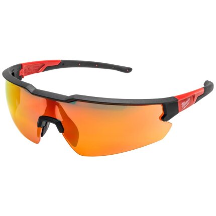 Enhanced sikkerhedsbrille, rød spejlglas