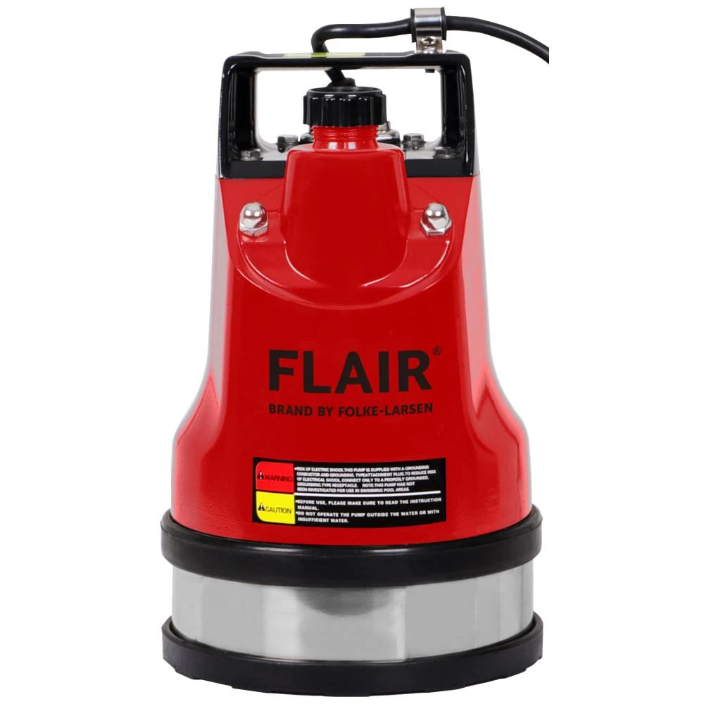 Flair FL-45 dykpumpe lavtsugende 1″ 150l/min 450W Flair FL-45 dykpumpe lavtsugende 1″ 150l/min 450W