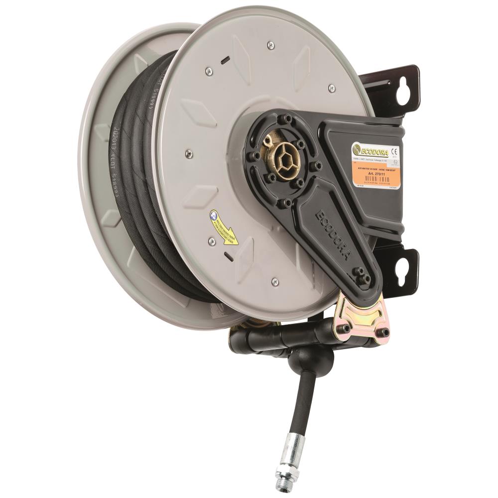 Aut. slangeopruller luft/vand 20bar, 3/8″×10mtr Aut. slangeopruller luft/vand 20bar, 3/8″×10mtr