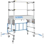 Teletower teleskopstillads 1,4×0,6mtr højde 1-2mtr