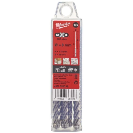 Hammerbor SDS+ MX4 8,0×115mm pk/10