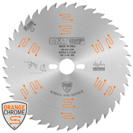 CMT rundsavklinge 285 HM-skær Chrom