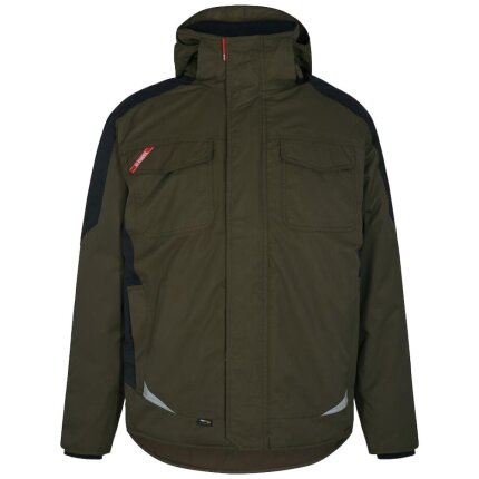 Galaxy vinterjakke antracit/tomatrød 5XL