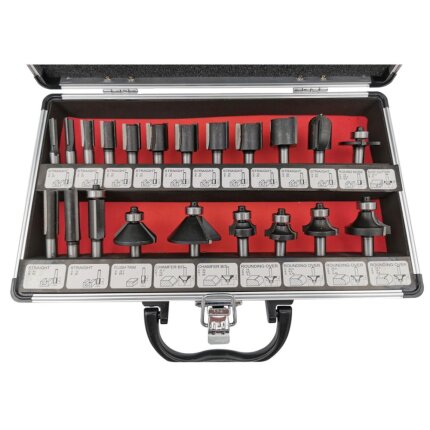 Proftool overfræsersæt, 21 stk ass. K8