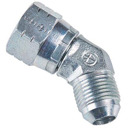 Hydraulisk indskruning 45° JMF tommer