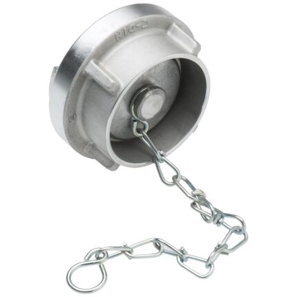 Storz slutdæksel m/kæde smedet aluminium