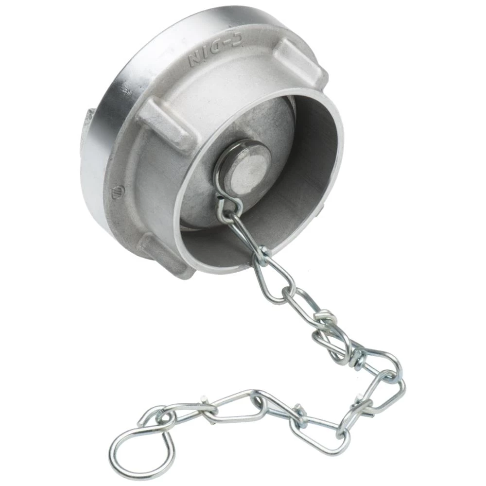 Storz slutdæksel m/kæde smedet aluminium Storz slutdæksel m/kæde smedet aluminium