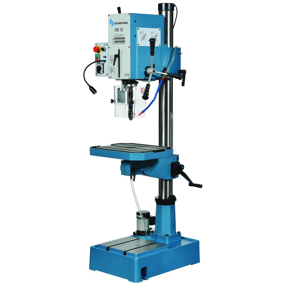 Scantool SB 32 søjleboremaskine geardrevet 3×400V Scantool SB 32 søjleboremaskine geardrevet 3×400V