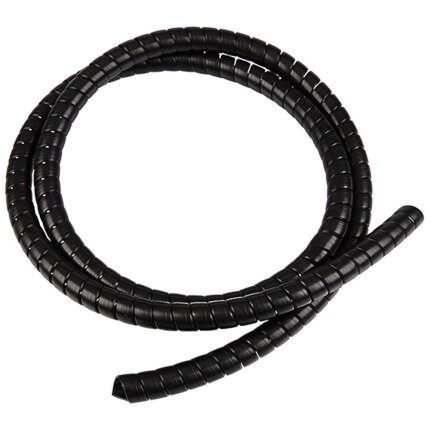 Spiralina slangebeskyttelse sort