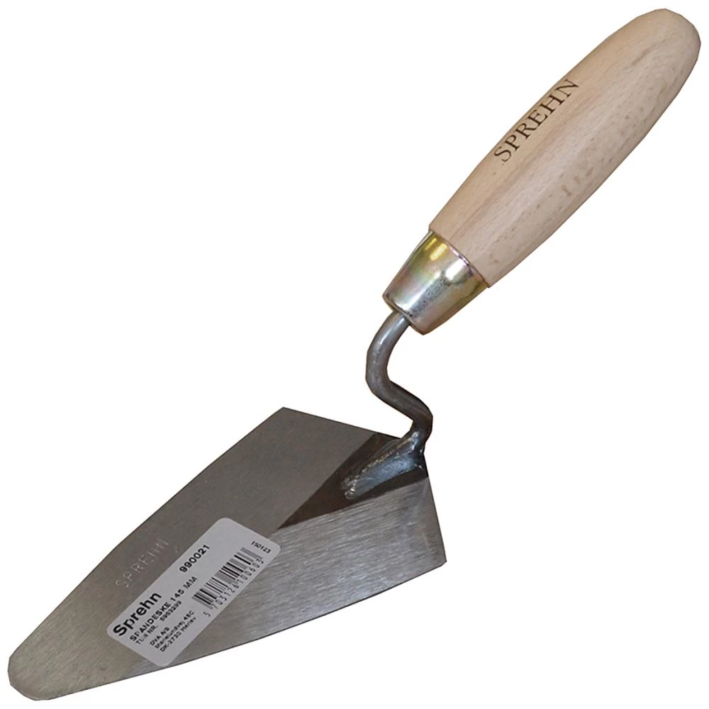 Sprehn spandeske m/træhåndtag 145mm Sprehn spandeske m/træhåndtag 145mm