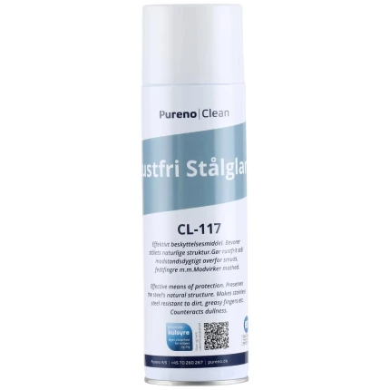 Pureno CL-117 rustfri stålglans spray 500ml