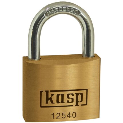 Kasp hængelås 40mm messing K12540D