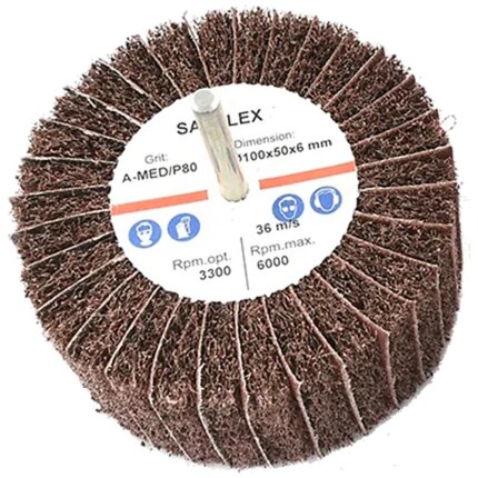 Kombi-slibevifte m/6 mm skaft