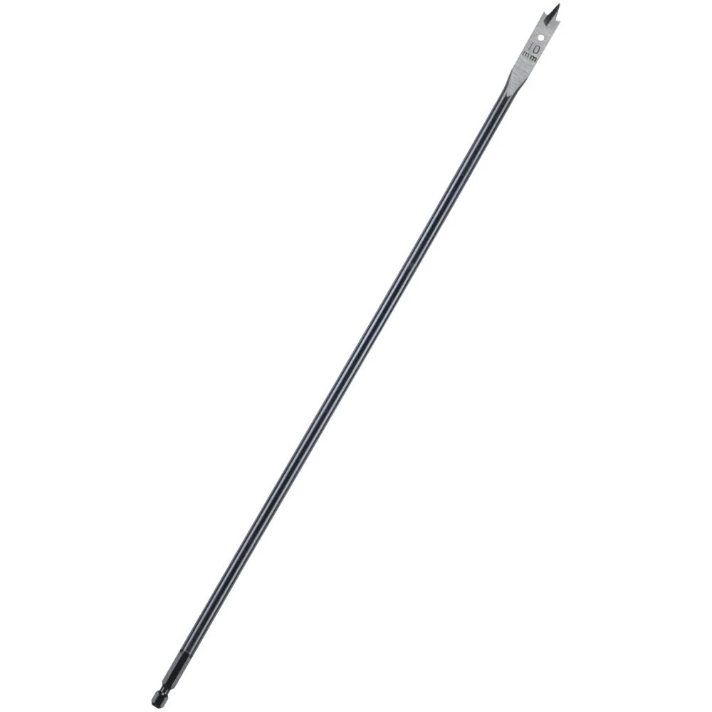 Fladbor 1/4″ 6kt skaft 8×400mm Fladbor 1/4″ 6kt skaft 8×400mm