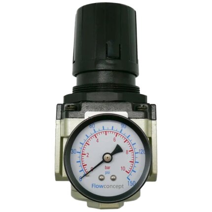 Flowconcept trykluftregulator 1/2″ 0-10bar