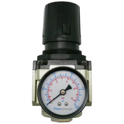 Flowconcept trykluftregulator 1/2″ 0-10bar