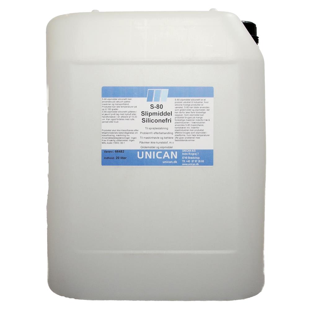 Unican S-80 slipmiddel 20ltr Unican S-80 slipmiddel 20ltr
