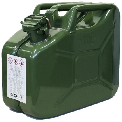Sprehn benzindunk ‘Jerry Can’ metal 10ltr