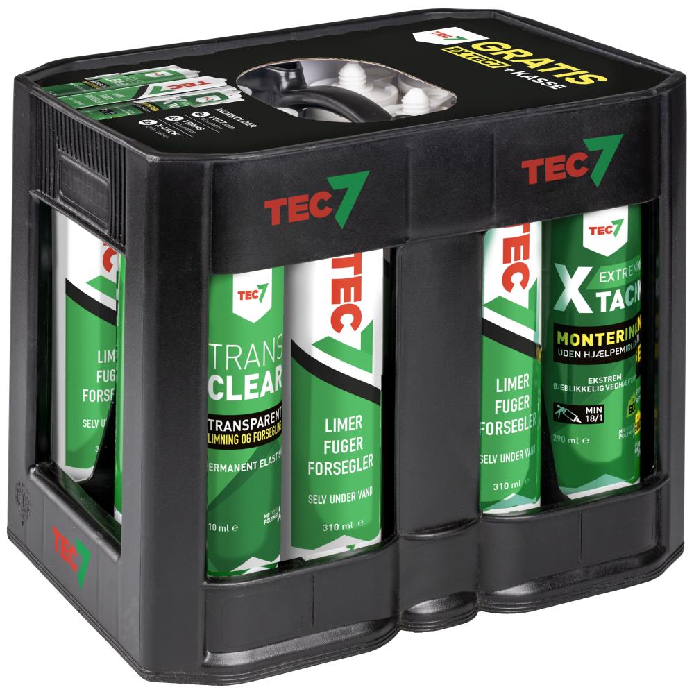 Tec7 kampagnekasse m/12 patroner lim/fugemasse Tec7 kampagnekasse m/12 patroner lim/fugemasse