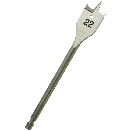 Fladbor 1/4″ 6kt skaft 22×152mm