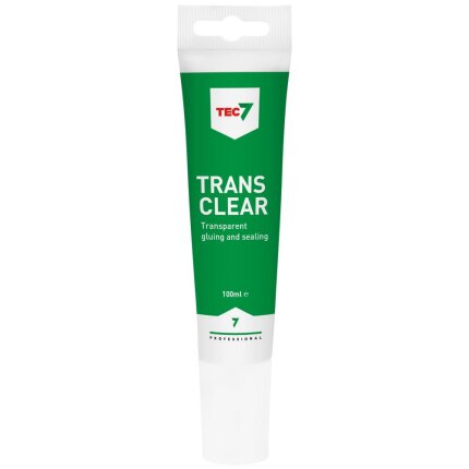 Tec7 Trans7 lim/fugemasse, transparent, tube 100ml