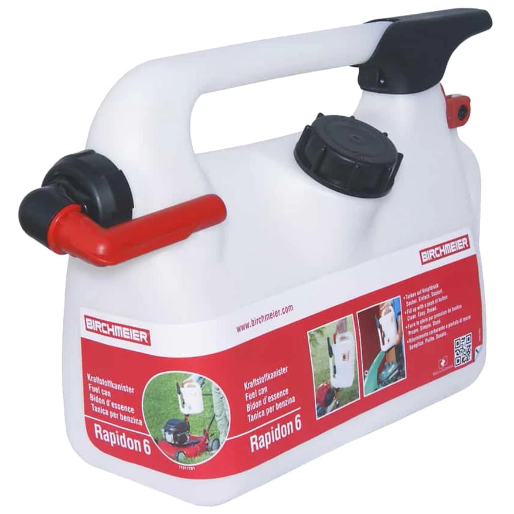 Birchmeier Rapidon 6 benzindunk m/trykknap, 6 ltr Birchmeier Rapidon 6 benzindunk m/trykknap, 6 ltr