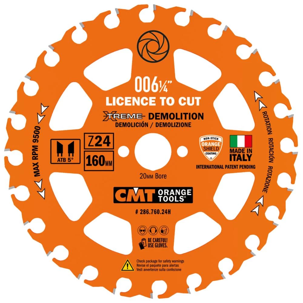 CMT rundsavklinge 286 HM Demolition CMT rundsavklinge 286 HM Demolition