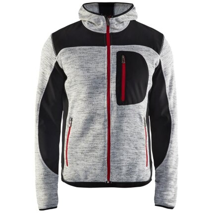 Strikjakke 4930 m/softshell