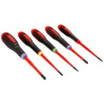 Ergo skruetrækkersæt slim VDE 1000V kærv/PZ/TX 5 d