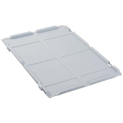 Hængsellåg til grå lagerkasse 400×300mm u/beslag