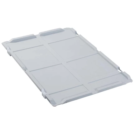 Hængsellåg til grå lagerkasse 400×300mm u/beslag