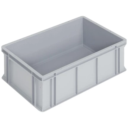 WEZ LogiLine eurokasse fb grå 600×400×212mm 41ltr